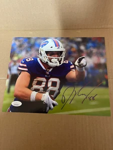 BUFFALO BILLS DAWSON KNOX #88 SIGNED 8X10 PHOTO TE Pose 4 JSA - Picture 1 of 1