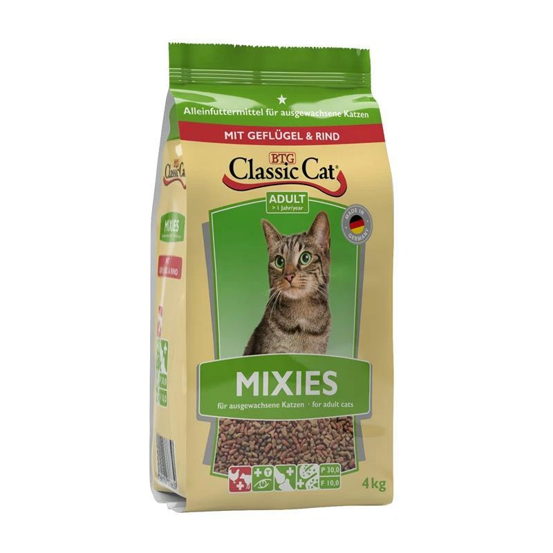 Classic Cat Mixies mit Geflügel und Rind | 4kg Katzenfutter trocken - Bild 1 von 1