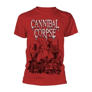 Cannibal Corpse - Pile Of Skulls Red T-Shirt - Official Band Merch