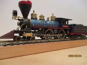 4-4-0 RIVAROSSI IN UNION BLUE / " FRED LEACH " 3 DOME / DECALED AND TESTED . - Picture 1 of 12