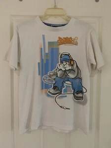 VINTAGE SOUTHPOLE  CRAZY MUSIC DJ T-SHIRT VERY RARE PIECE SIZE L,MADE IN USA - Picture 1 of 5