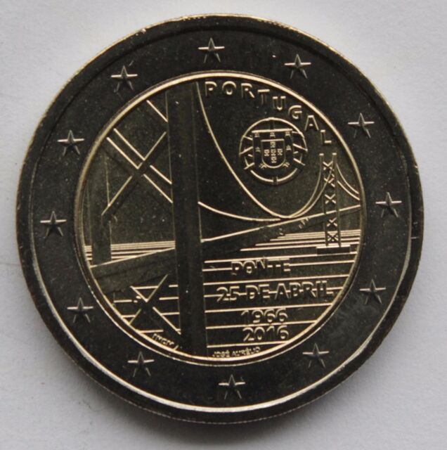 portugal coins 2 Euro 2016 Olimpic UNC