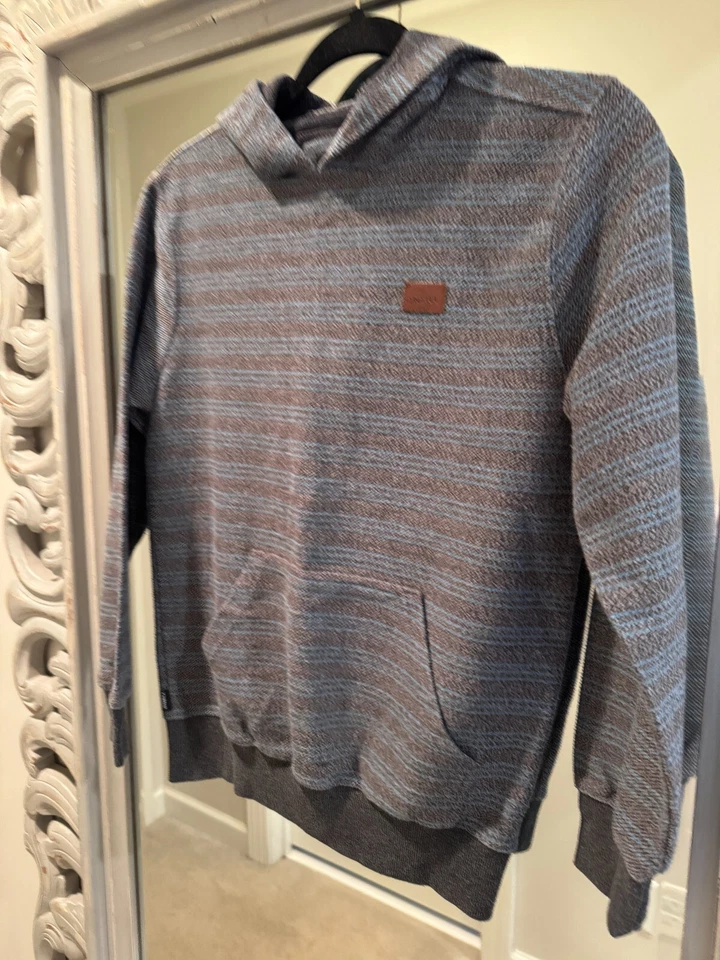 Sudadera con Capucha Juvenil O'Neill Gris y Azul - Ajuste Estándar Medio (algodón, poliéster) Foto 1 de 4