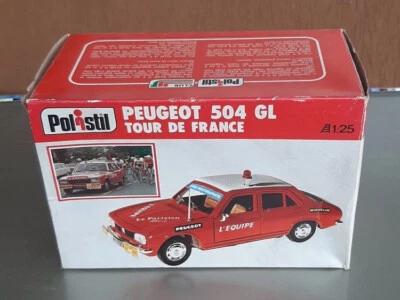 Burago BBurago Polistil Peugeot 504 GL Tour De France 1/24 In BOX - Immagine 1 di 4
