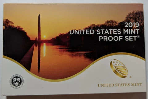 2019 S US Mint Proof Set - In Stock - 10 Coins No Extra W Cent Cover