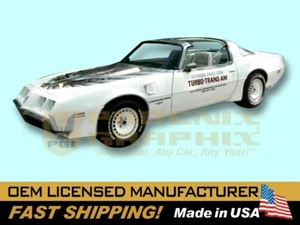 Trans Am Turbo Indy 500 1980 Pace Car Firebird calcomanías kit a rayas ¡completo! - Imagen 1 de 1