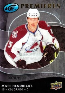 2009-10 UD Ice #106 Matt Hendricks - Picture 1 of 1