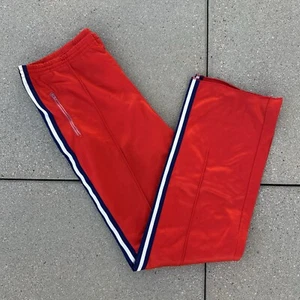 1970’s Vintage Adidas ATP Keyrolan Rare Track Pants Red Adult Size Large - Picture 1 of 9