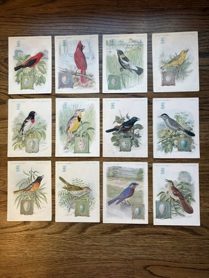 Circa 1927 Set of 12 Singer Sewing Machines American Song Bird Trade Cards  - Image 1 of 3