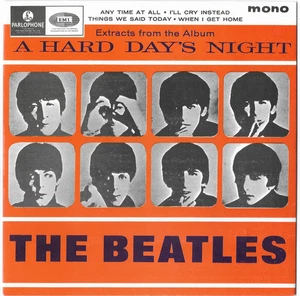 The Beatles A Hard Day's Night EP Rare Orig 1978 UK Pressing Parlophone NM 45 - Foto 1 di 6