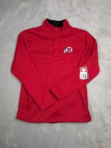 Coliseo Para Hombres 1/4 Cremallera Cuello a Presión Pullover Sudadera Grande Universidad de Utah - Imagen 1 de 13