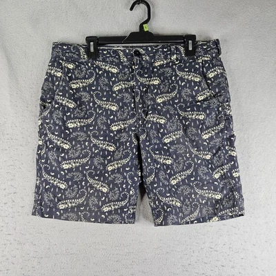 Мужские красные флисовые шорты Brooks Brothers 34 темно-синие с принтом пейсли хлопок чино лето - Изображение 1 из 4