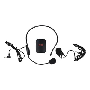 Für Vortrag Mikrofonsender FM Mini-Größe Mit LED-Anzeige Kabelloses Headset - Bild 1 von 24