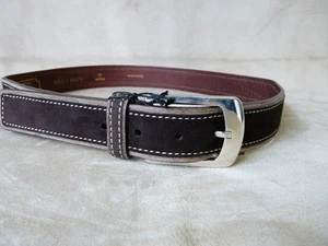CINTURA ERREGHE ERREGHè KUDU 34 90 WAXED NUOVA VINTAGE - Imagen 1 de 3