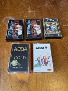 Joblot Of 5 ABBA Cassette Tapes - Picture 1 of 8