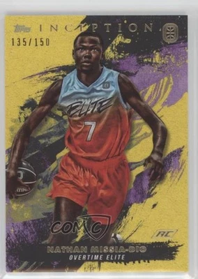 2021-22 Topps Inception OTE Overtime Elite Yellow /150 Nathan Missia-Dio #64 - Image 1 of 2