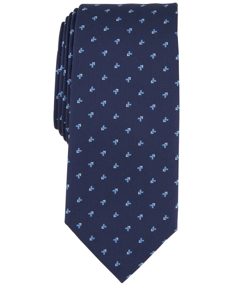 Alfani Men's Performance Tie Galway Mini - Navy