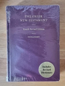 Greek New Testament | Fourth Revised Edition | Dictionary | Brand New - Picture 1 of 2