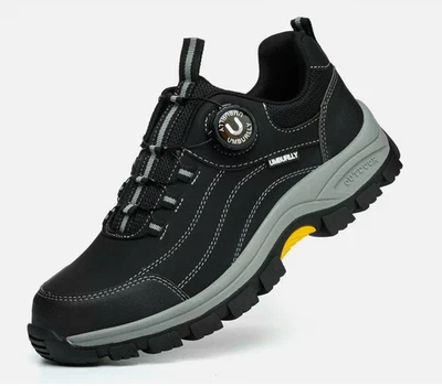 MARKENLOS Herren Arbeitsschuhe Wasserdicht Schutzstiefel Stahlkappe Sicherheitsschuhe