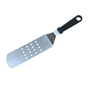 Edelstahl BBQ Wender Metall Barbecue Grillutensil Burger Spatel Werkzeug - Bild 1 von 5