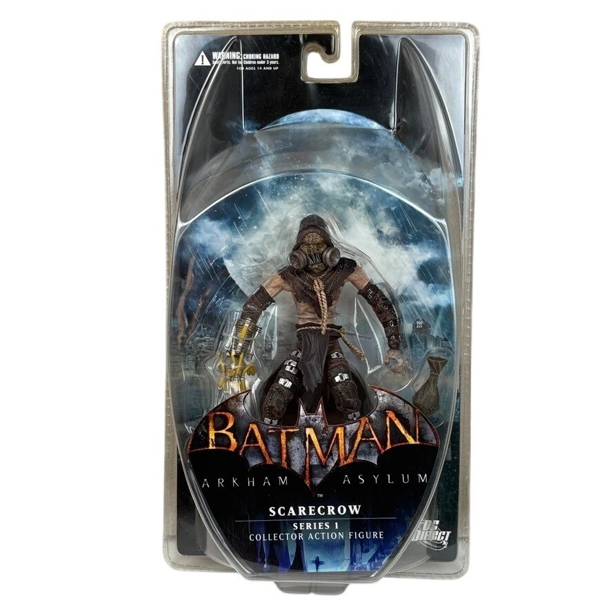 NEW Batman Arkham Asylum Scarecrow Series 1 Action Figure DC Direct Sealed - Image 1 of 4