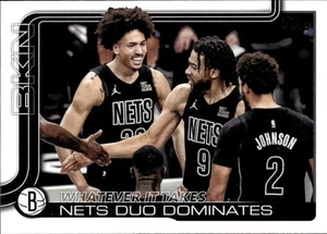 2025-26 Topps #273 Whatever It Takes: Nets Duo Dominates - Bild 1 von 2