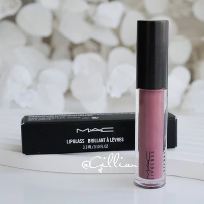 MAC LIPGLASS Lip Gloss - SOAR - Pearly Pink Plum - Full Size - NEW IN BOX - Image 1 of 4