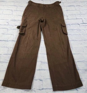 Lauren Ralph Lauren Hose DAMEN 6P braun Cargo Baumwolle Viskose Taschen VINTAGE  - Bild 1 von 11