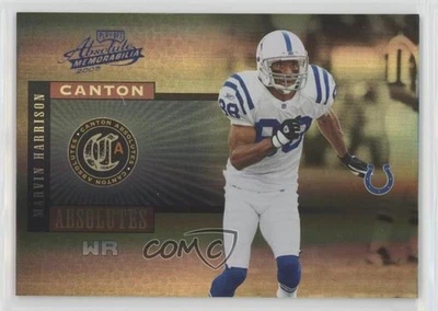 2005 Playoff Absolute Memorabilia Canton Absolutes Spectrum /25 Marvin Harrison - Image 1 of 2