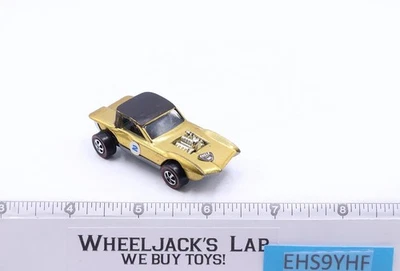 Python GOLD Hot Wheels Mattel Vintage Redline RL W/ BLACK ROOF USA - Image 1 of 4
