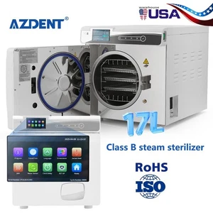Esterilizador de vapor de autoclave médico dental 17L Clase B - Imagen 1 de 22