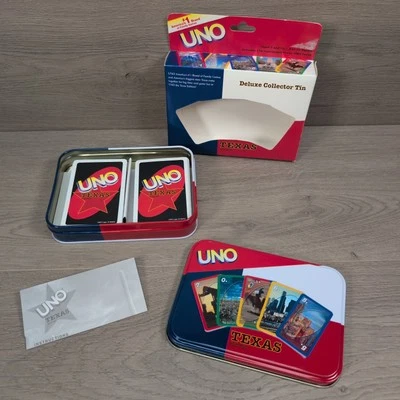 Uno Texas Edition Deluxe Collector Tin 2002 - Complete - Image 1 of 2