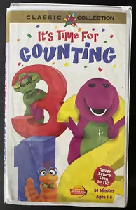 Barney - Its Time For Counting (VHS, 1998) Usado - Imagen 1 de 3