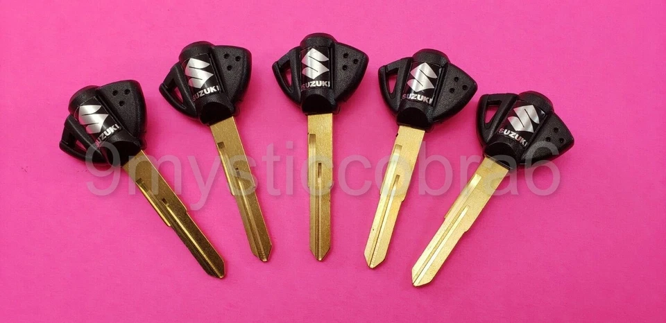 5 x GSXR 600/750/1000 LLAVES DE REPUESTO - LLAVES EN BLANCO / COPIAS DE COPIA - *NUEVO* Foto 1 de 1