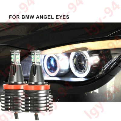 LED Angel Eye Halo H8 80W for BMW E92 750Li 760Li 740Li F01 F02 7-Series QQ72 Foto 1 de 4