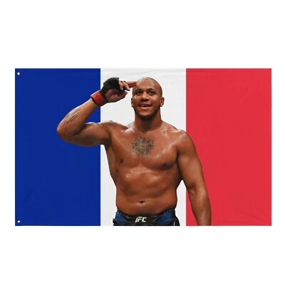 Ciryl Gane French Flag – UFC Heavyweight Contender Combat Sports Tapestry - Image 1 of 4