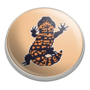 Marcador de pelota de golf de metal premium Gila Monster Pixel Lizard para golf - Imagen 1 de 3