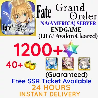 FGO NA/America 1200 SQ + Morgan, Oberon, L Koyan Fate Grand Order Endgame Reroll • 57.62€