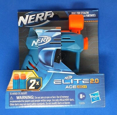 Nerf Elite 2.0 Ace SD-1 Stealth Blaster Hasbro 2022 Foto 1 de 4
