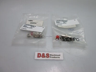 New in Bag Lot of 2 SPC 1551 Male Clamp Soldier Plug for RG-58/U - Image 1 of 3