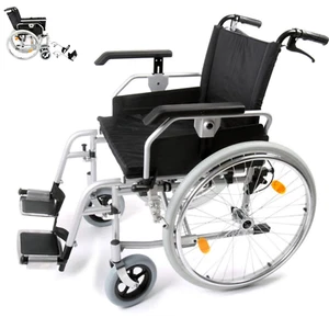 Bariatric Heavy Duty Folding Self Propelled Wheelchair - Esteem Extra Wide Seat - Picture 1 of 17