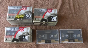 13 Maxell Audio Cassette XL II CDs de alto sesgo 90 minutos sellado nuevo + 2 sin sellar - Imagen 1 de 5
