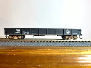 Ertl #??? C.N.J. 42' Low Side Gondola Car #8000 w/Kadees & Metal Wheels 1:87 - Bild 1 von 1