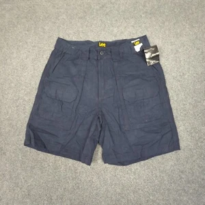 Lee Shorts Mens 32 Blue Cargo Outdoor Hiking Casual walking flat pocket Size 32 - Picture 1 of 10