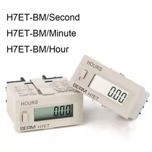 Display LCD secondo/minuto/ora contatore elettrico H7ET-BVM 6 cifre elettronico - Foto 1 di 8