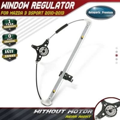 Rear Right Window Regulator without Motor for Mazda 3 3Sport 2010-2013 - Image 1 of 4