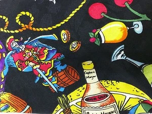 NICOLE MILLER 100% Silk Seagrams Crown Royal Captain Morgan Tie Rare 1993 - Picture 1 of 6