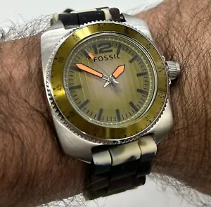 Mens Camouflage Fossil Watch.........Reloj de Hombre Marca Fossil - Picture 1 of 12