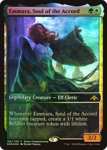 FOIL Emmara, Soul of the Accord ~ Store Championship Guilds of Ravnica [ NM ] - Picture 1 of 1