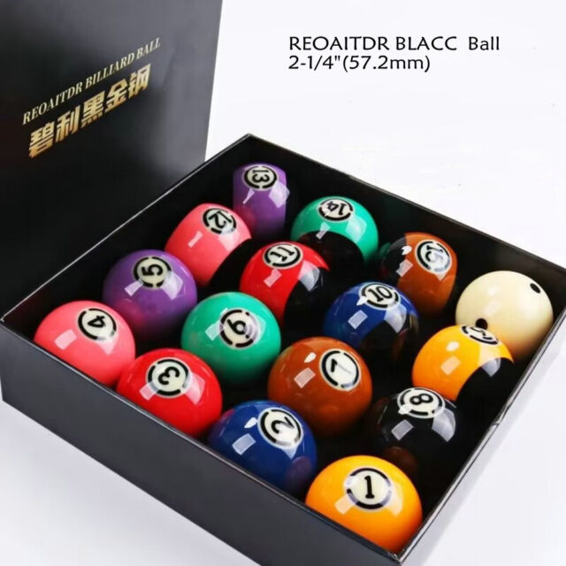 Mini Bolas De Sinuca Bilhar Snooker 25mm Mesa Infantil